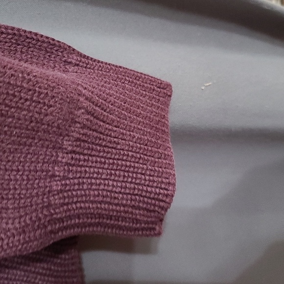 CHAPS Mens Sweater Mock Neck 1/4 Zip Chocolate Brown?/Oatmeal Sz XL EUC - Picture 6 of 9